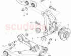 track control arm, wheel bearing housing