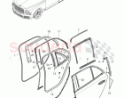 door seal, outer, glass channel, D >> - MJ 2016