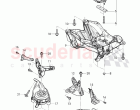 Gearbox mounting, for 8-speed automatic gearbox