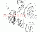 brake disc, splash shield for brake disc, brake caliper
