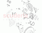brake disc, splash shield for brake disc, brake caliper