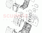 trim panel for backrest, headrest, ajustable