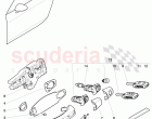 door handle, outer, door latch, F 3W-D-082 509>>, F ZA-D-082 509>>