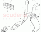 air duct for rear footwell heating