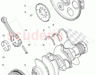 flywheel, v-belt pulley with vibration, damper, impulse rotor