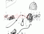 door latch, latch, F 3W-C-076 021>>, F ZA-C-076 021>>