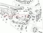 track control arm, F 3W-9-059 877>>, F ZA-A-062 022>>