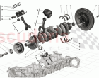 CRANKSHAFT - CONNECTING RODS AND PISTONS