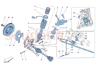 Rear suspension - Shock And Brake Disk