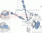 REAR SUSPENSION - SHOCK ABSORBER AND BRAKE DISC