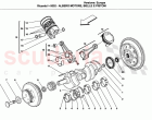 CRANKSHAFT, CONNECTING RODS AND PISTONS