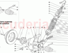 REAR SUSPENSION - SHOCK ABSORBER AND BRAKE DISC