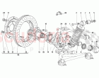 Front suspension - Shock absorber and brake disc