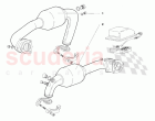 Exhaust System (Valid for USA and Canada 1998)
