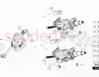 STEERING COLUMN WITH ATTACHMENT PARTS