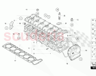CYLINDER HEAD WITH STUDS AND CENTERING SLEEVE