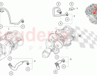 COOLANT COOLING SYSTEM FOR TURBOCHARGER 4.0 LTR. (121.04.00)