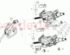STEERING COLUMN WITH ATTACHMENT PARTS (419.02.00)