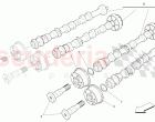 LH CYLINDER HEAD CAMSHAFTS