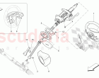 STEERING COLUMN AND STEERING WHEEL UNIT