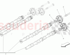 LH CYLINDER HEAD CAMSHAFTS