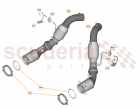 42 - EXHAUST - 42.1 - LINK PIPE / CATALYST ASSEMBLY