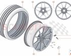 22 - SUSPENSION - WHEELS AND TYRES FRONT - 22.1 - WHEEL AND TYRE ASSEMBLIES FRONT