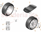 19 - SUSPENSION - WHEELS AND TYRES FRONT - 19.1 - WHEEL AND TYRE ASSEMBLIES FRONT