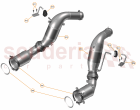 43 - EXHAUST - 43.1 - LINK PIPE / CATALYST ASSEMBLY