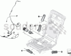 Seat, rear, electrical system and drives