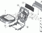 Seat, rear, seat frame, comfort seat