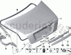 SINGLE COMPONENTS FOR TRUNK LID
