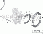 PARKING BRAKE/BRAKE SHOES