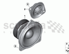 SINGLE PARTS F FRONT DOOR LOUDSPEAKER