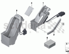 Individual parts, phone handset/mounting