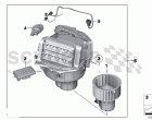 Blower unit / mounting parts