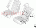 Rear seat wiring set