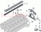 Engine block mounting parts