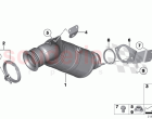 Engine compartment catalytic converter