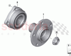 Side shaft wheel bearings