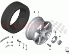 Light alloy wheel styling 593