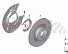 Rear wheel brake brake disc (1)