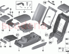 Rear seat centre armrest (1)