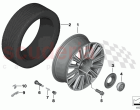 Light alloy wheel styling 678