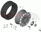 Light alloy wheel styling 679