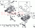 Exhaust turbocharger with lubrication