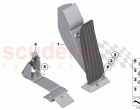 Acceleration accelerator pedal module