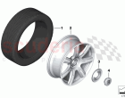 Light alloy wheel styling 603