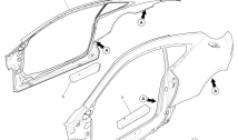 Body Structure - Body Side, Coupe