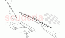 Wiper Arm and Blade Assembly (LHD)